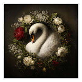 Wall art print Symphony of Wing and Light - DejaReve