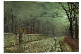 Acrylglasbild Ein mondbeschienener Abend, 1880