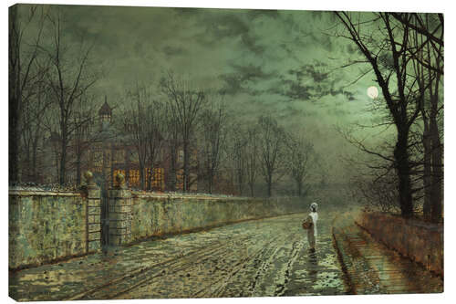 Leinwandbild Ein mondbeschienener Abend, 1880
