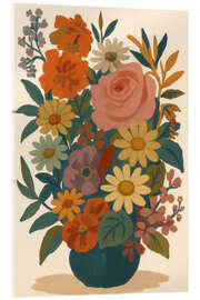 Acrylglasbild Wintergarten-Arrangement - Frida Floral Studio