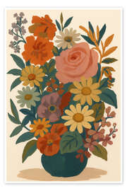 Wandbild Wintergarten-Arrangement - Frida Floral Studio