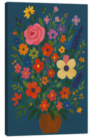 Leinwandbild Nachtgarten