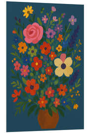 Hartschaumbild Nachtgarten