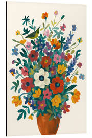 Alubild Wilder Garten