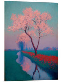 Acrylglasbild Grünes Reisfeld - DejaReve