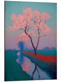 Alubild Grünes Reisfeld - DejaReve