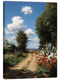 Leinwandbild Auf der Suche nach Sonnenlicht