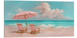 Gallery Print Pastellfarbener Sommerstrand