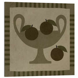 Gallery Print Stillleben mit Vase und Orangen I