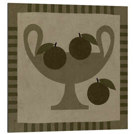 Magnettafel Stillleben mit Vase und Orangen I