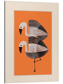 Magnettafel Mandarinen-Flamingos