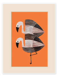 Tavla Tangerine Flamingos - Branka Kodžoman