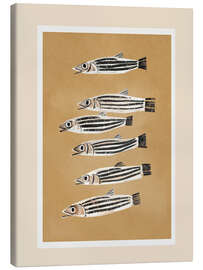 Leinwandbild Minimale Fischstudie