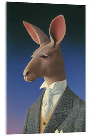 Acrylglasbild Vintage Känguru - Felipe Hora