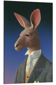 Tableau en aluminium Vintage Kangaroo - Felipe Hora