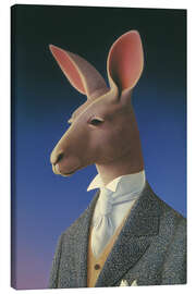 Leinwandbild Vintage Känguru - Felipe Hora