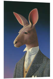 Hartschaumbild Vintage Känguru - Felipe Hora