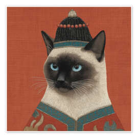 Wall art print The Mongol Cat - Felipe Hora