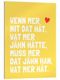 Gallery Print Wat mer jähn hät... I