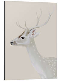 Magnettafel Weißer Hirsch