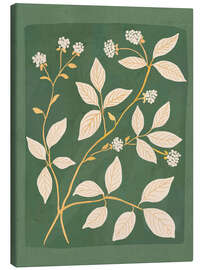 Leinwandbild Branches in Bloom, Green - ThingDesign