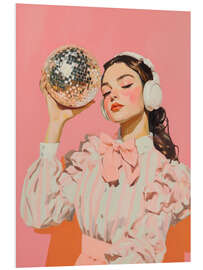 Hartschaumbild Silent Disco