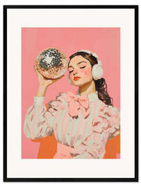 Gerahmter Kunstdruck Silent Disco