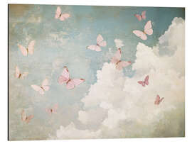 Alubild Wunderliche Schmetterlinge und Wolken - Sisi And Seb