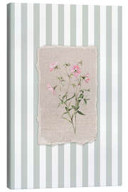 Leinwandbild Papier in Salbeigrün - Sisi And Seb