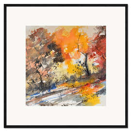 Gerahmter Kunstdruck Autumn sunlight