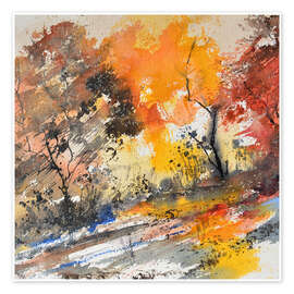 Poster Autumn sunlight