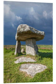 Acrylic print Megalithic formation Lanyon Quoit, Cornwall - Christian Müringer