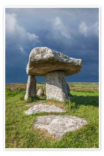 Plakat Megalithic formation Lanyon Quoit, Cornwall