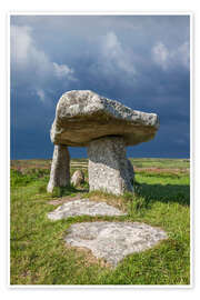 Plakat Megalithic formation Lanyon Quoit, Cornwall - Christian Müringer