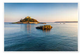 Plakat St. Michael's Mount, Cornwall, England - Christian Müringer
