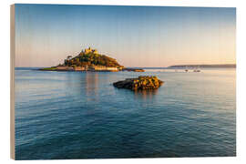 Holzbild St. Michael’s Mount, Cornwall, England - Christian Müringer