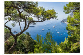 Hartschaumbild Capri im Sommer