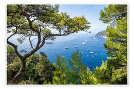Juliste Capri in summer - Jan Christopher Becke