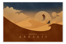 Wandbild Welcome to Arrakis - syntetyc