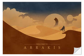 Wandsticker Welcome to Arrakis