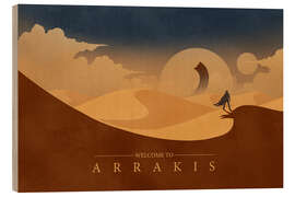 Holzbild Welcome to Arrakis