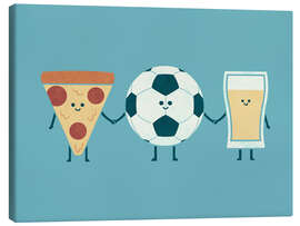 Lærredsbillede Football Night - HandsOffMyDinosaur