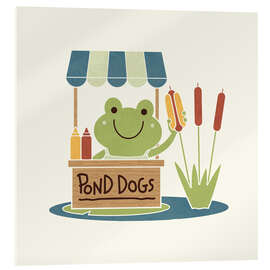 Cuadro de metacrilato Pond Dogs - HandsOffMyDinosaur
