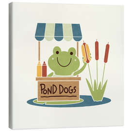 Leinwandbild Pond Dogs - HandsOffMyDinosaur