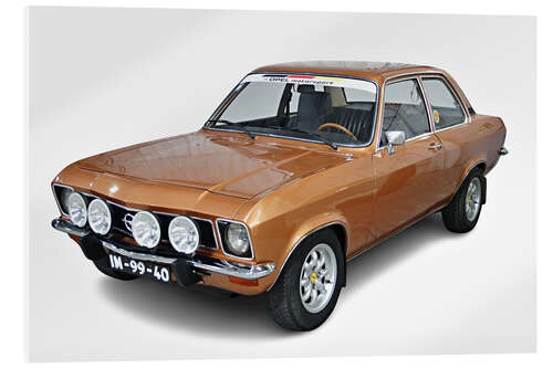 Tableau en verre acrylique Vintage Opel Ascona A