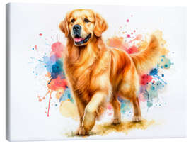 Leinwandbild Golden Retriever