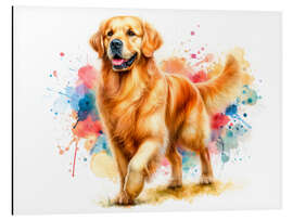 Magnettafel Golden Retriever