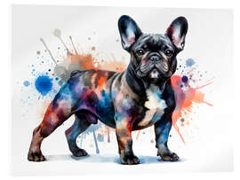 Acrylglasbild Französische Bulldogge