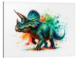 Alubild Triceratops - nobelart