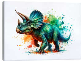 Leinwandbild Triceratops - nobelart